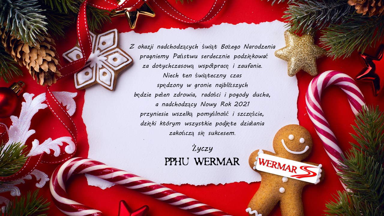 WERMAR zyczenia bożonarodzeniowe